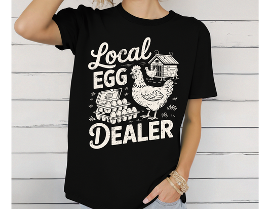 Local Egg Dealer (White Writing)