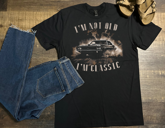 I’m not old, I’m classic #1 (White Writing)