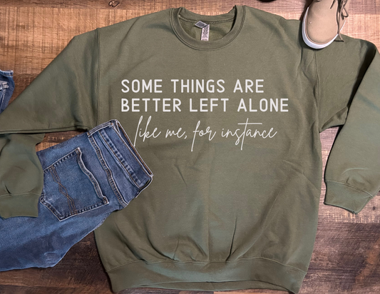 Some Things (White Writing)