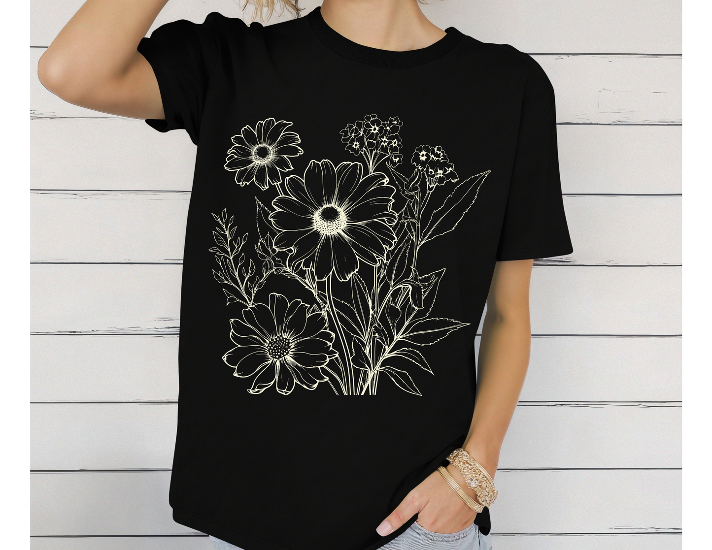Flowers (White Writing)