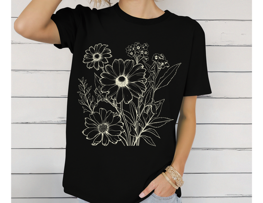 Flowers (White Writing)