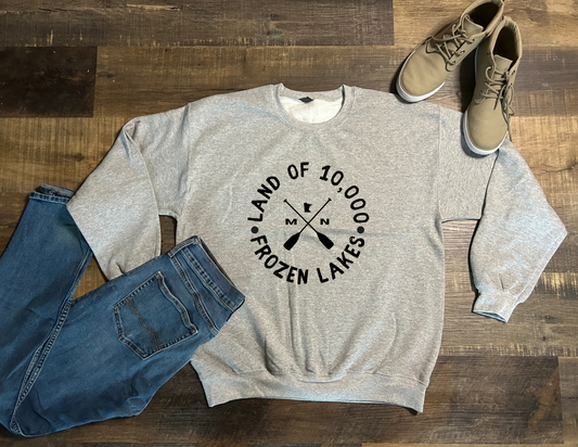Land of 10,000 Lakes - Paddles (Black Writing)
