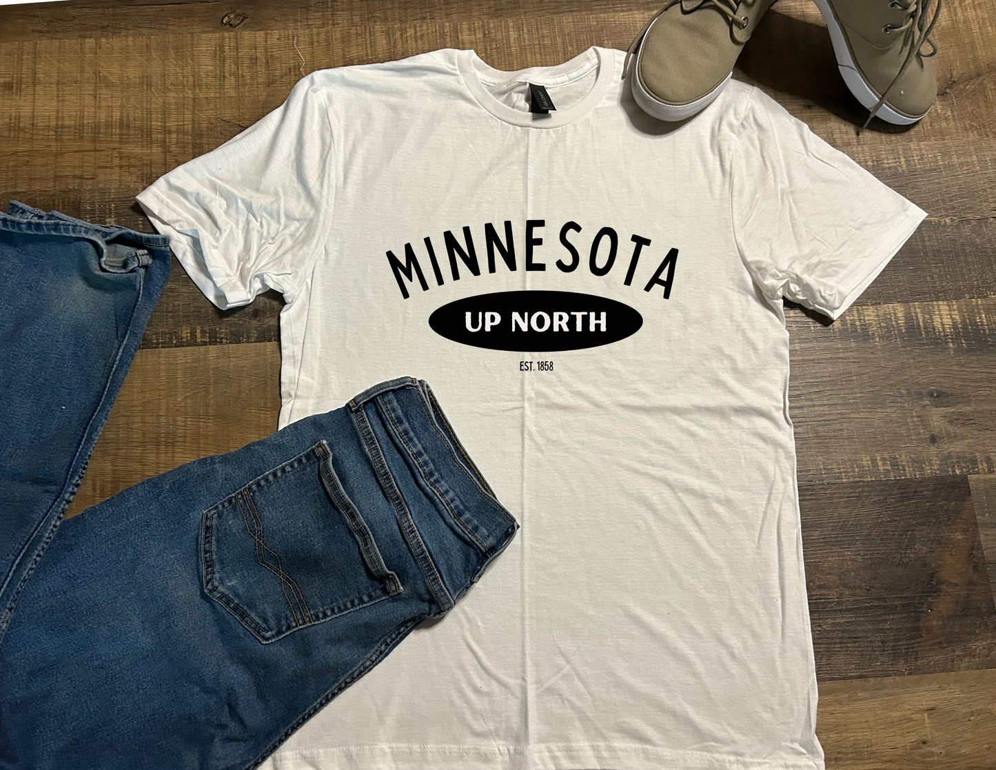 Minnesota - Up North (Black Writing)