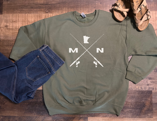 MN - Fishing Poles (White Writing)