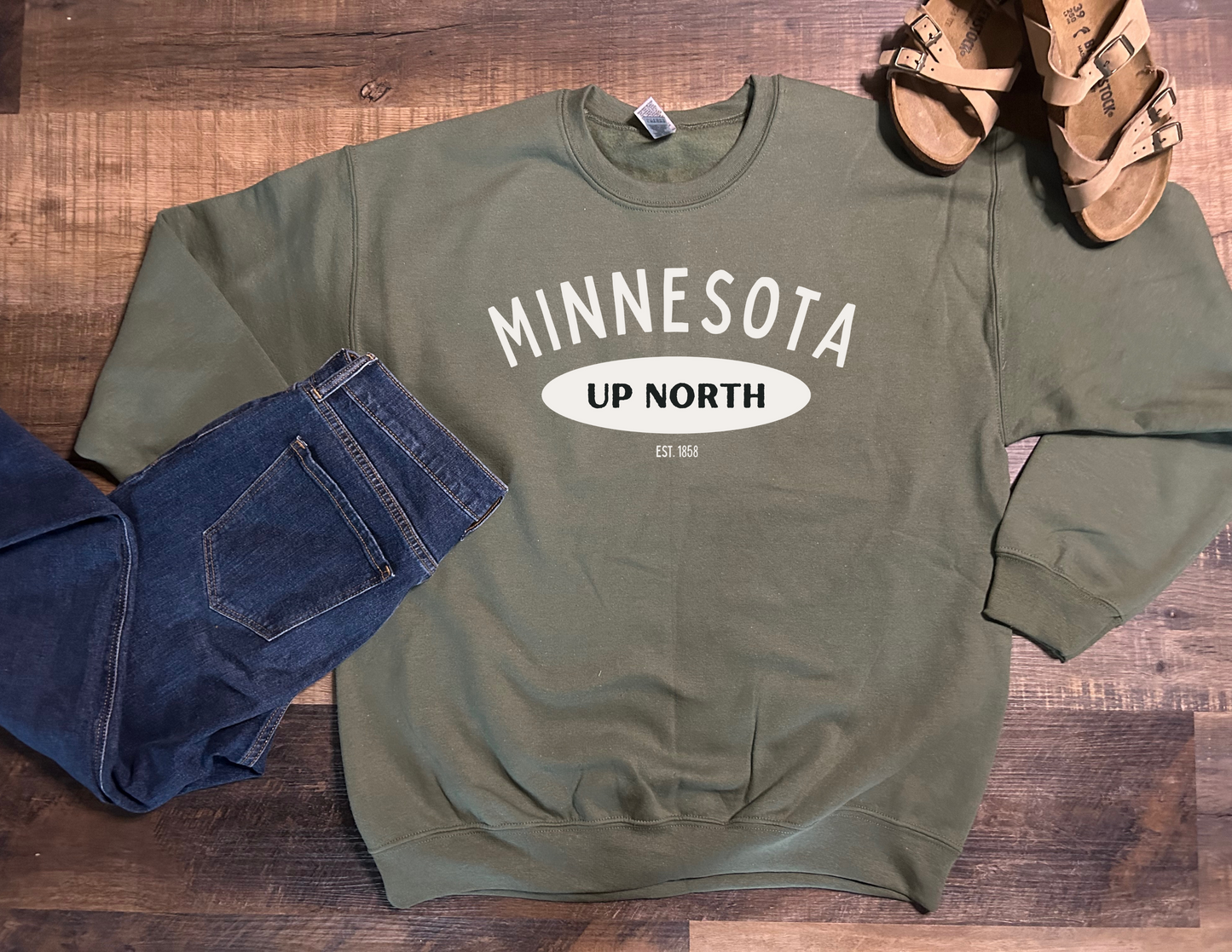 Minnesota - Up North (White Writing)