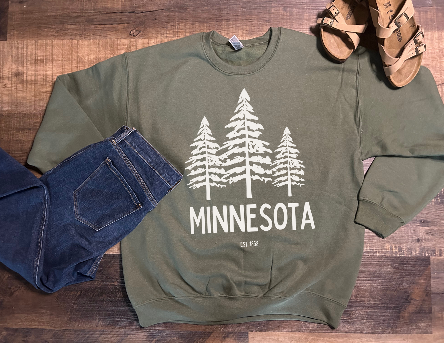 Minnesota Trees (White Writing)